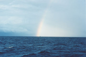 Rainbow at Sea